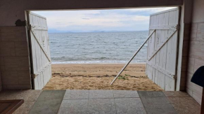 Casa na frente do mar, pé na areia